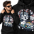 BLUZA Z KAPTUREM  ANIMOWANA   CAR TOY SKULL
